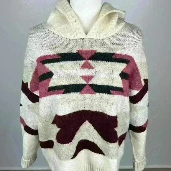Lou & Grey Slopeside Hoodie Sweater Size M - Picture 5 of 12